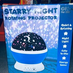 Starry Night Rotating Projector